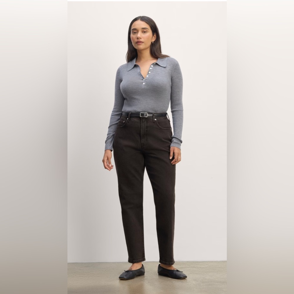 CROPPED Everlane Curvy Cheeky Jean